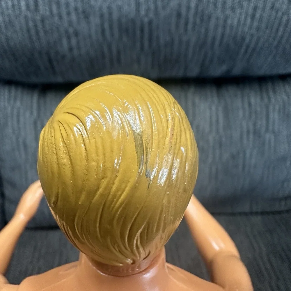 Vintage Mattel Ken Twist 'N Turn TNT Molded Hair Doll Malaysia Bent Arms Tan